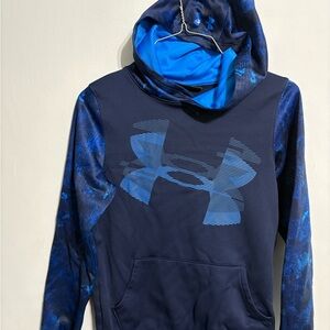 Under Armour brand hooded fleece pullover boys size medium